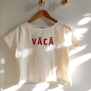 Madewell box-crop vaca all cotton t-shirt